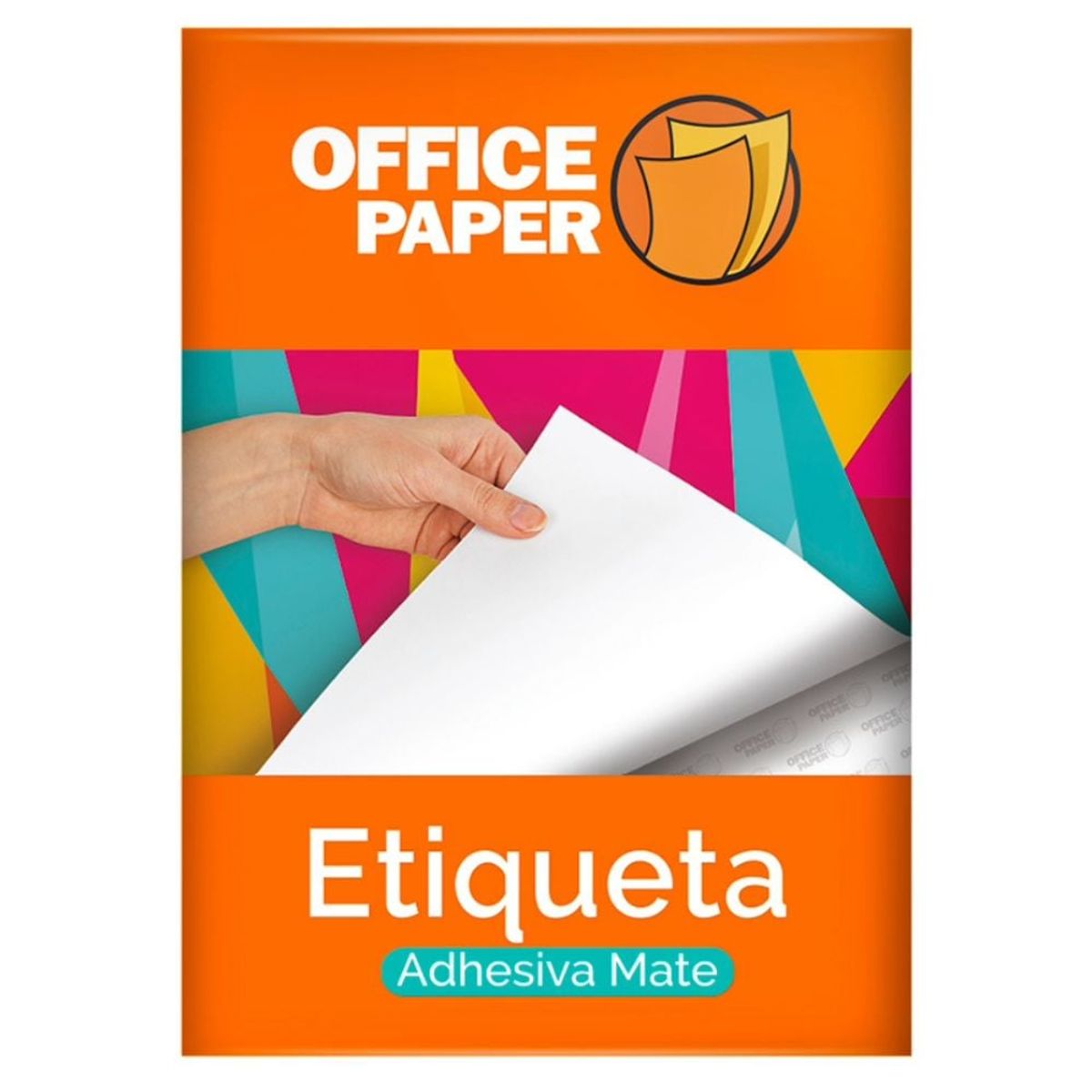 OFFICE PAPER - Etiqueta Office Paper Mate 180g por 100 Hojas A4