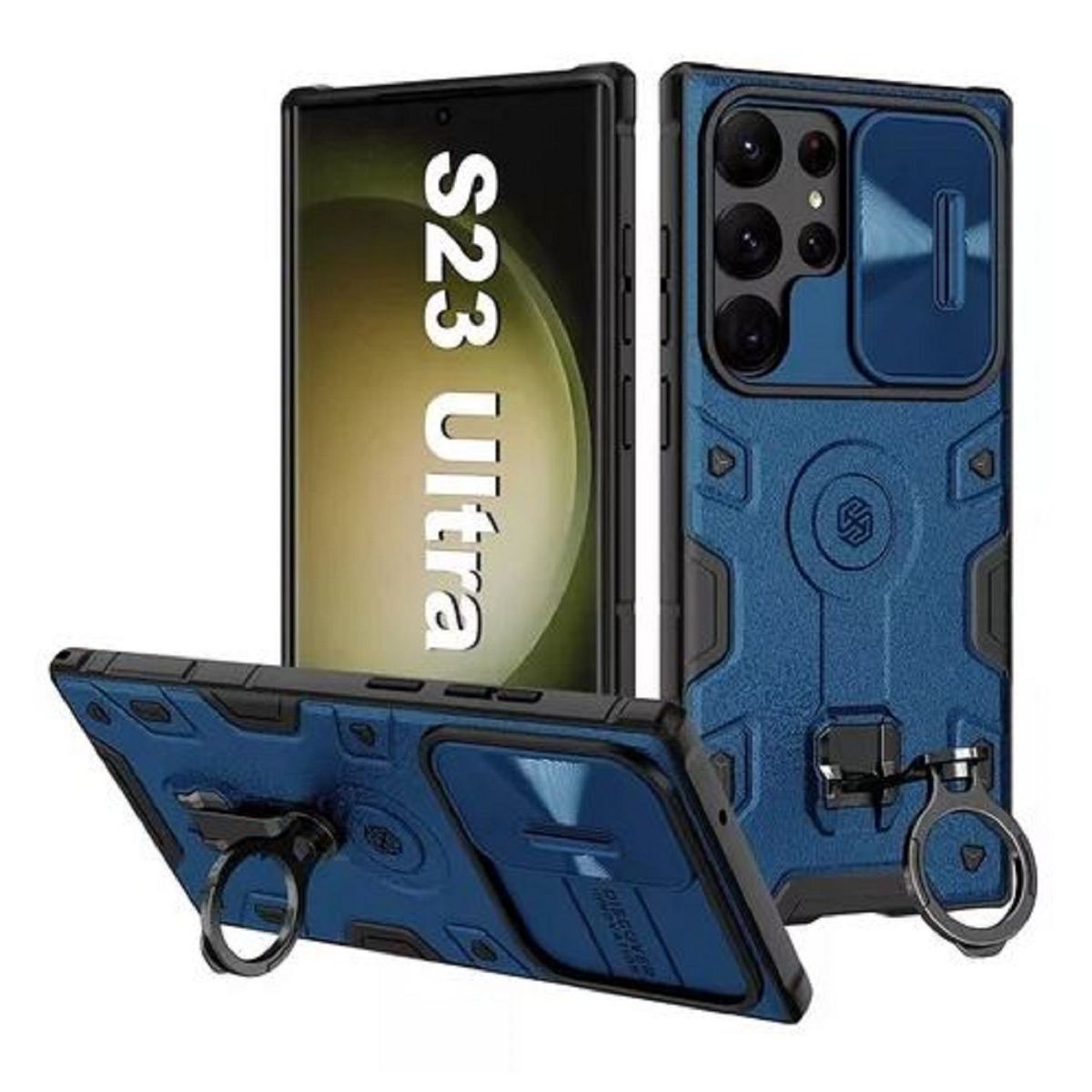 NILLKIN - Case Nillkin Camshield Armor Samsung Galaxy S23 Ultra - Azul