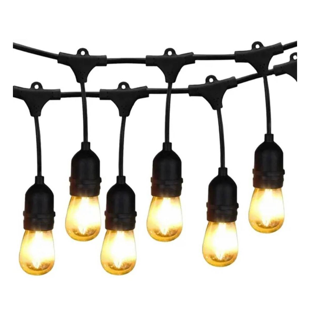 GENERICO - Guirnaldas 40 Focos 20M Decoracion Vintage para Fiestas Decorativa