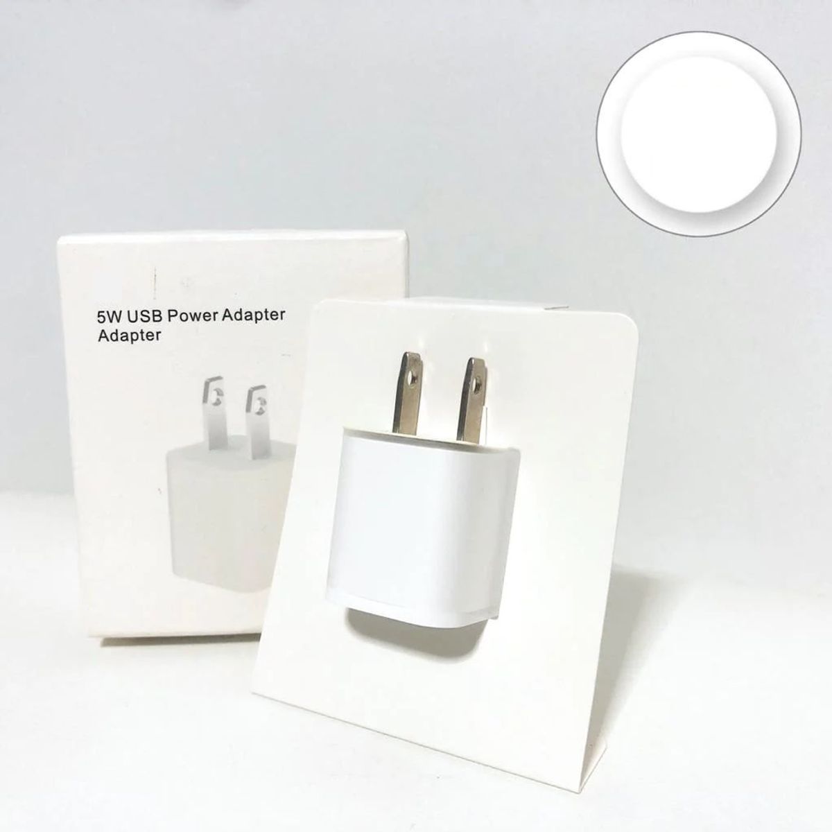 GENERICO - CARGADOR IPHONE CUBO 5W  NUEVO - CAJA