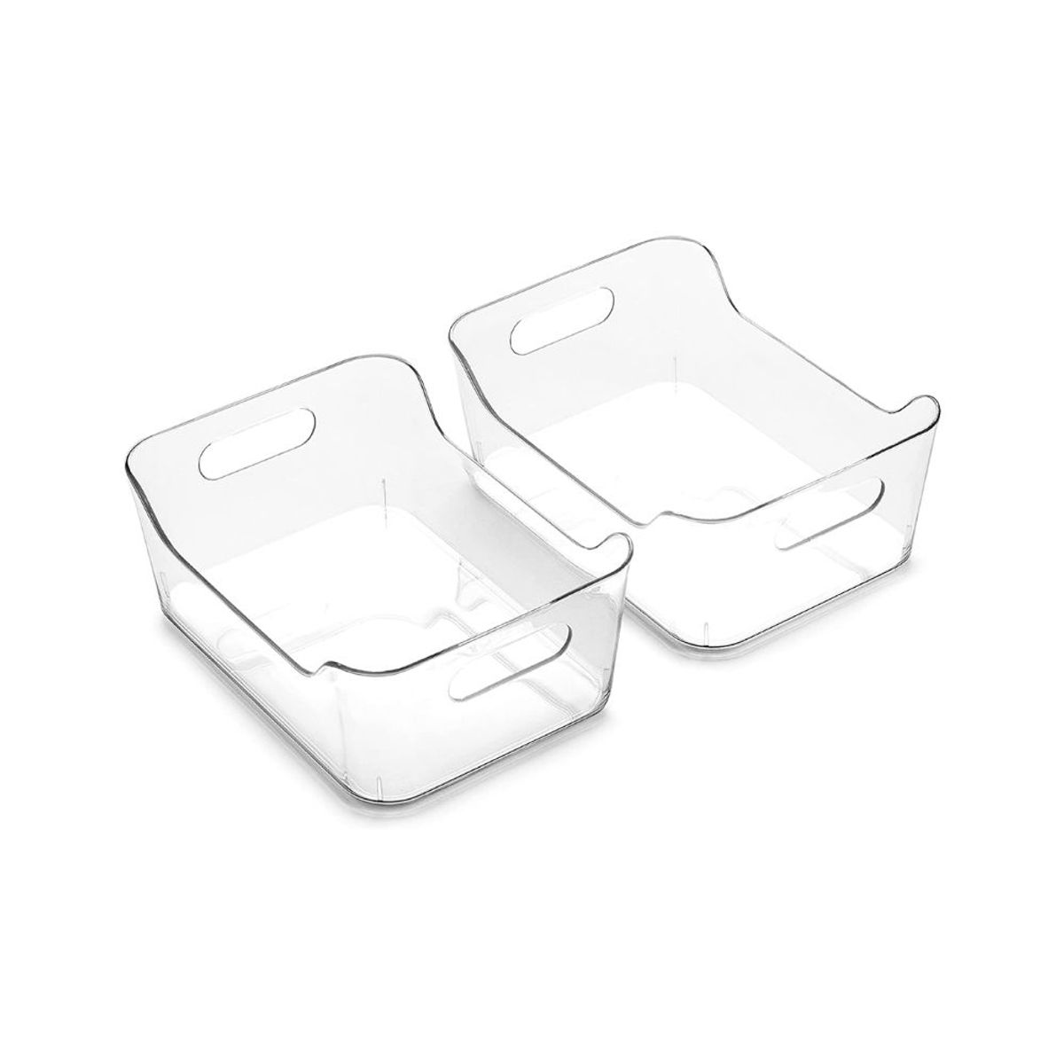 INSPIRA - Set de 2 Organizadores Multiusos de Acrílico Grande con Agarradera