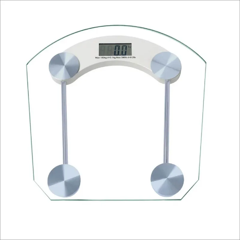 GENERICO - Balanza Digital Baño De Vidrio Hasta 180Kg - Transparente