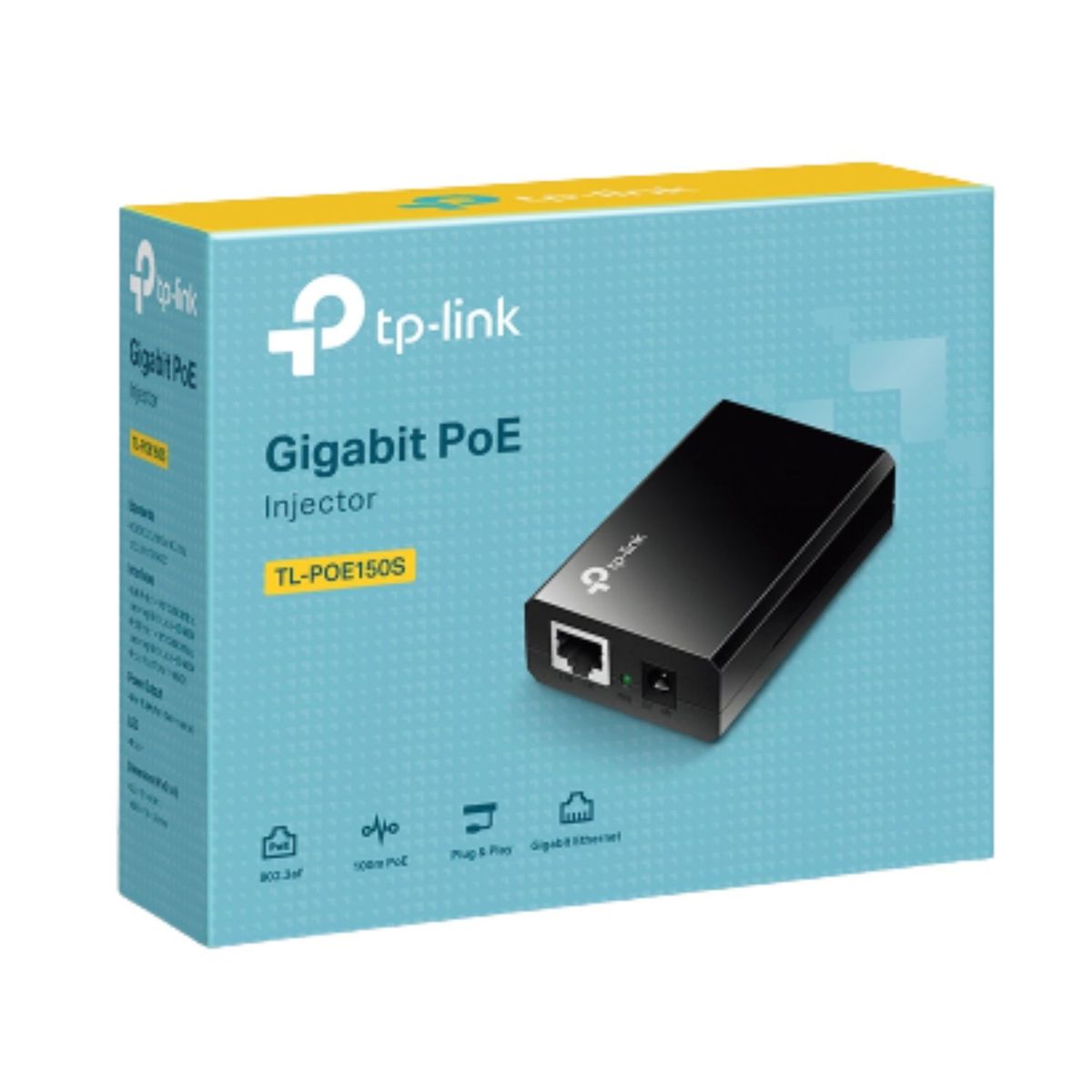 TP LINK - Adaptador Poe Injector Tp-link Tl-poe150s Gigabit Ethernet