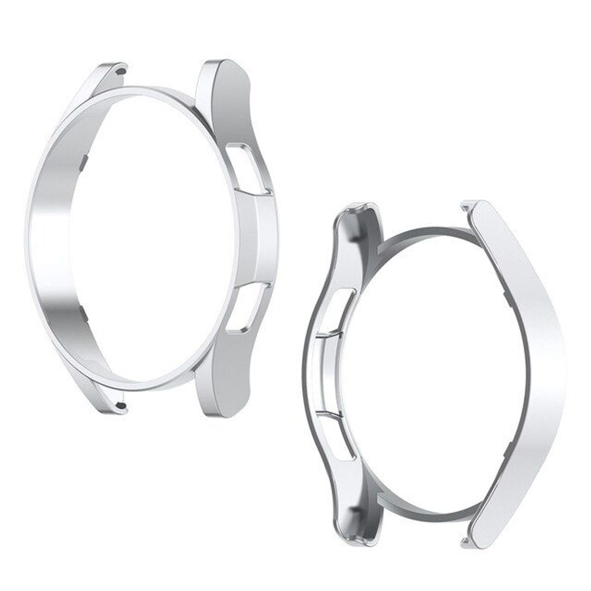 GENERICO - Case Bumper para SAMSUNG GALAXY WATCH 4 DE 44MM - Plateado