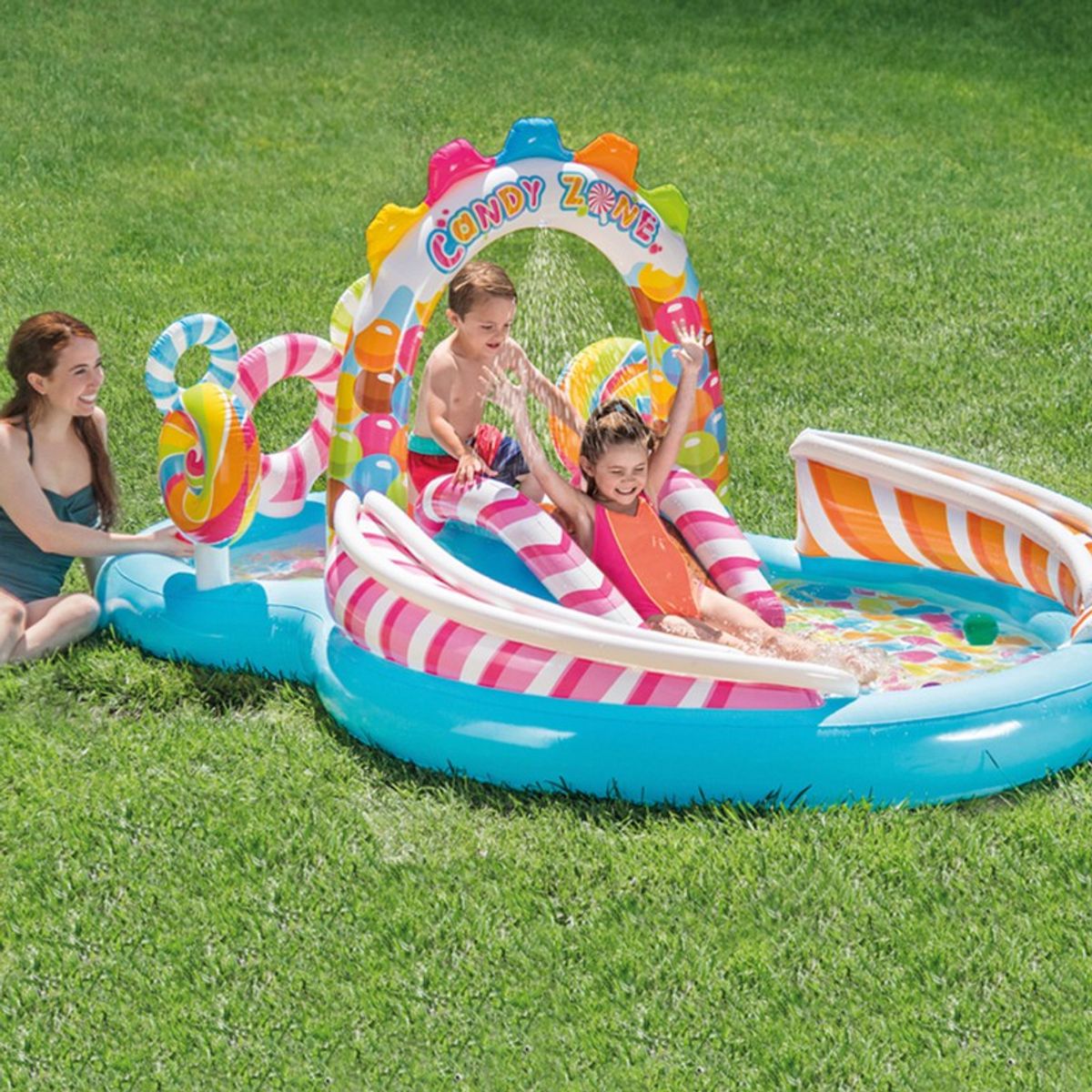 INTEX - Piscina Inflable Centro de Juegos Candy Zone Intex