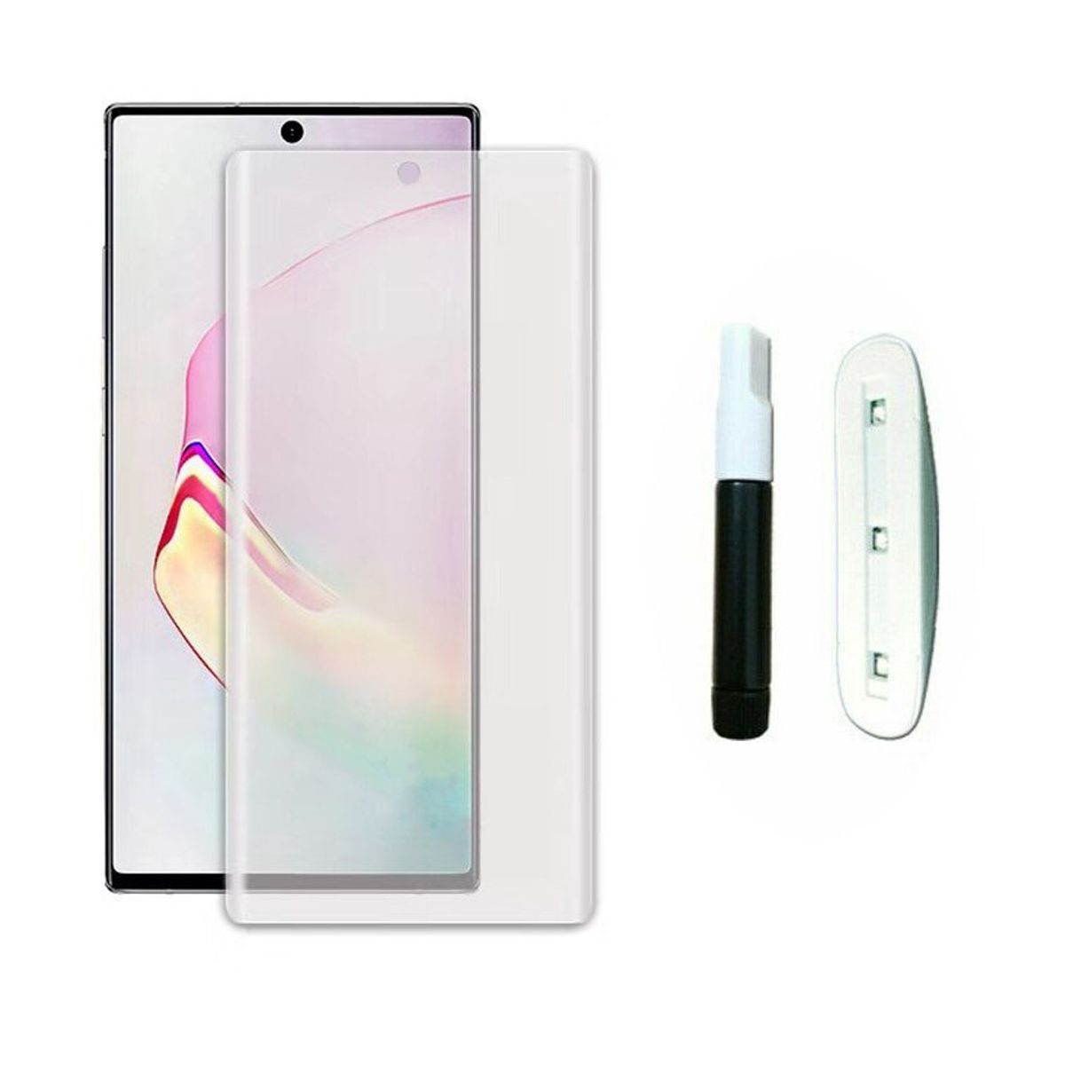 GENERICO - Vidrio Curvo UV Protector para Samsung s20 Plus Mica Full Pegament