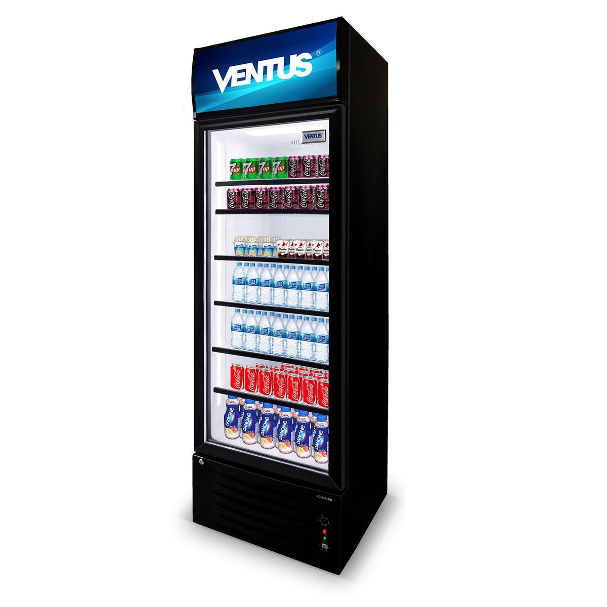 VENTUS - Visicooler de 1 Puerta de 360Lt LG-360LED - VENTUS