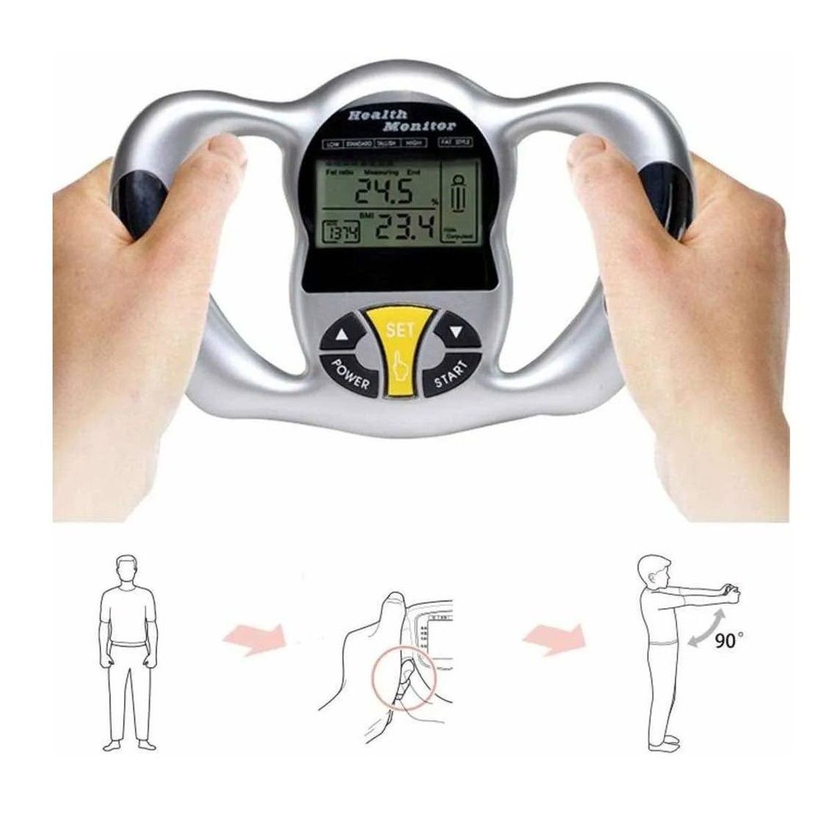 GENERICO - MEDIDOR DE GRASA Y MASA CORPORAL