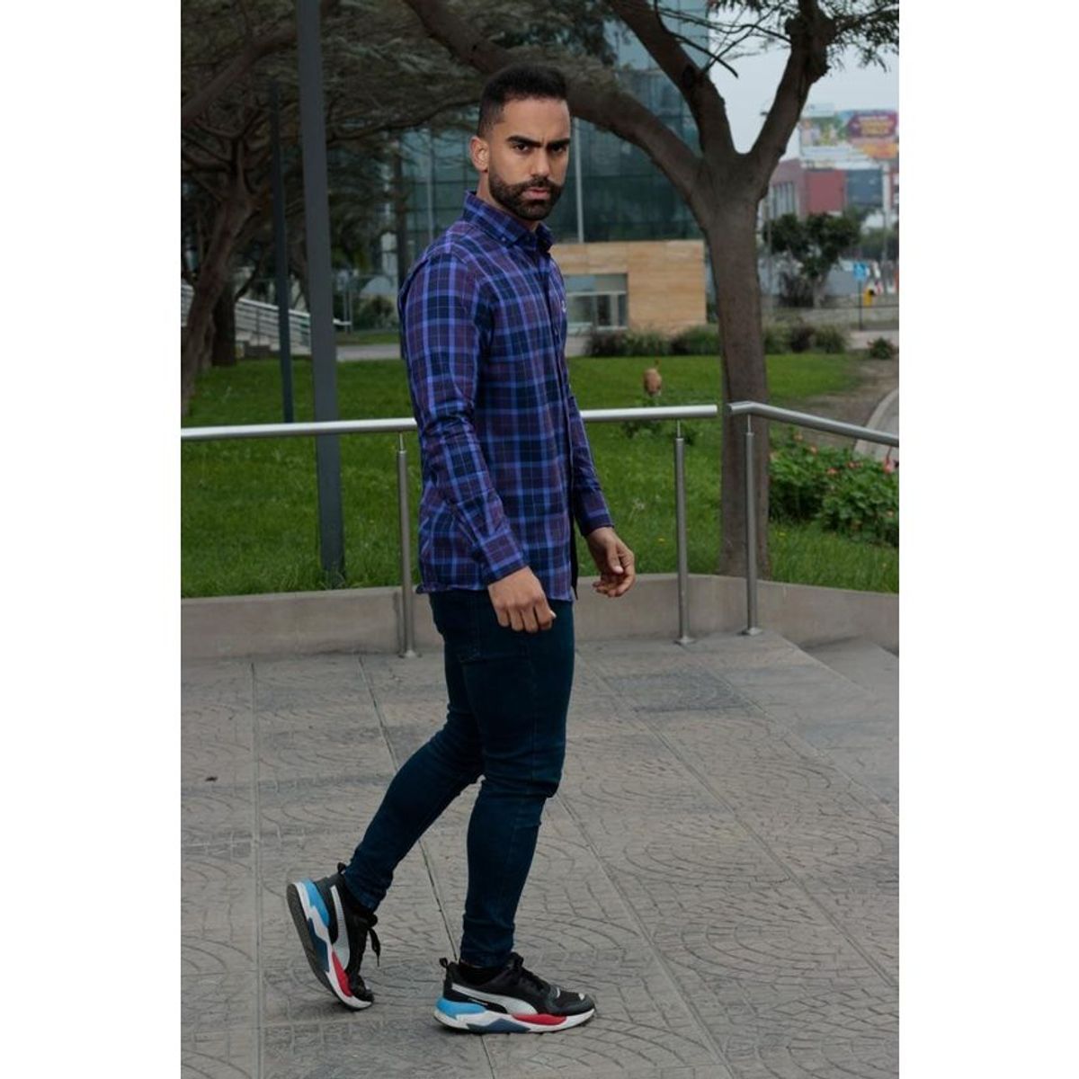 GENERICO - Camisa Manga Larga Piero Biani Hombre - Cuadros