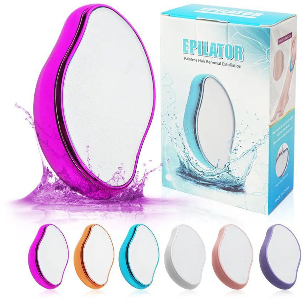 GENERICO - Depiladora de cristal para cuerpo