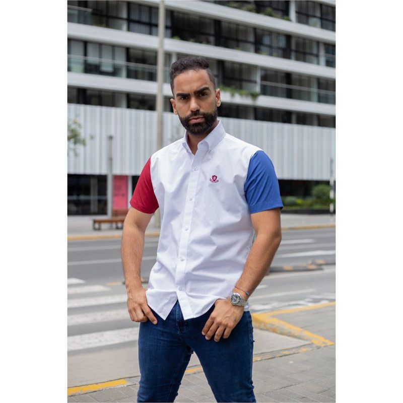 BONAPARTE - Camisa Manga Corta Hombre Algodón Pima Bonaparte