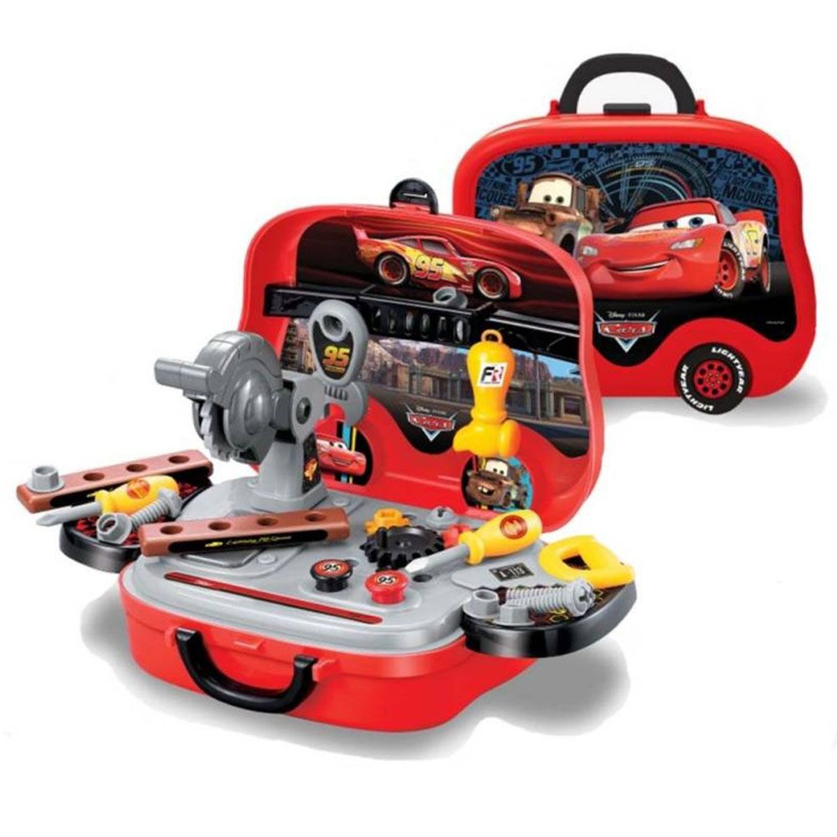 PIXAR - Set De Herramientas Y Lonchera De Rayo Macqueen Cars