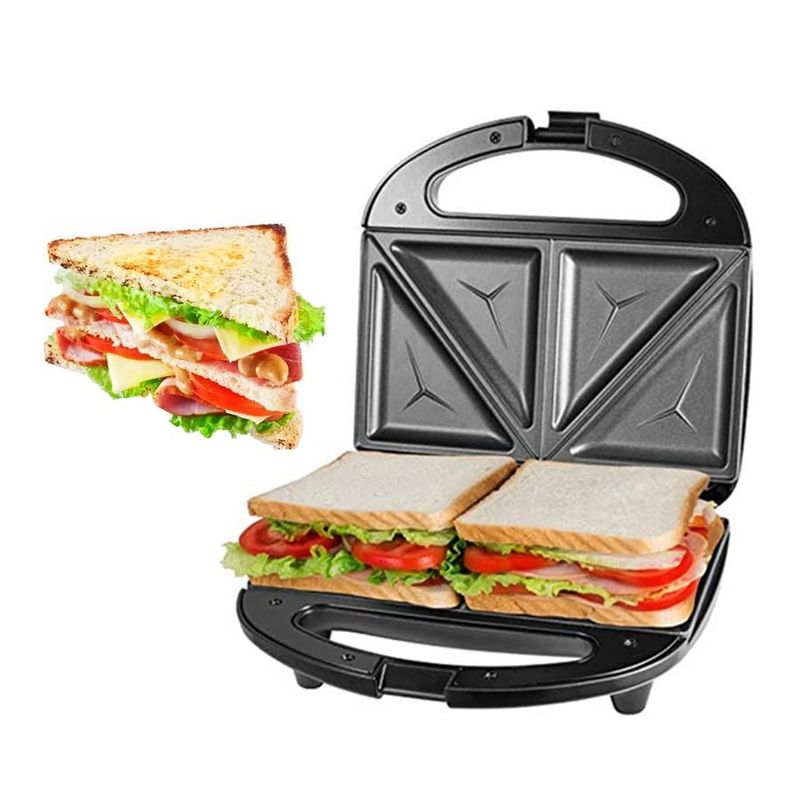 OEM - Máquina para Hacer Sándwich 750W Antiadherente