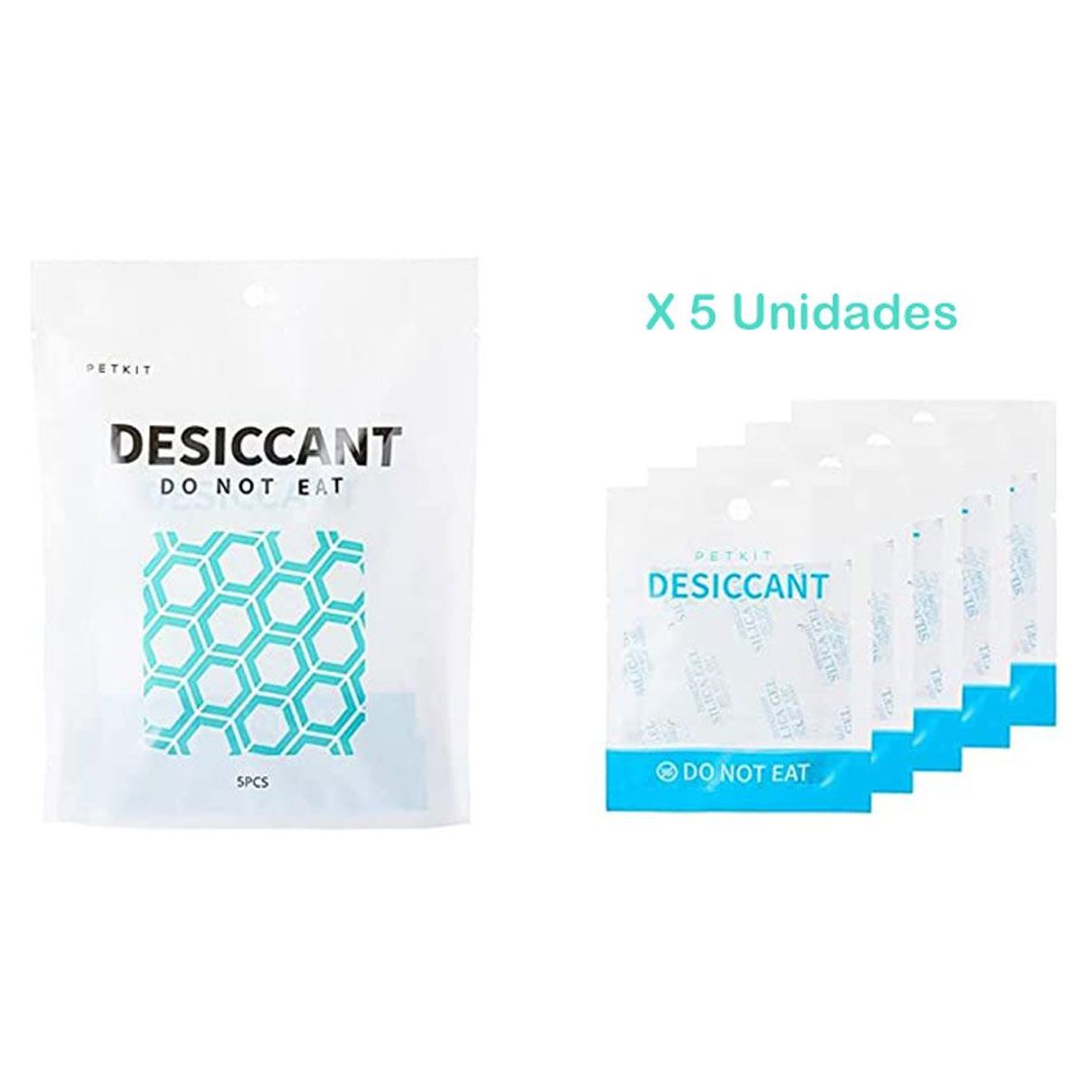 GENERICO - Deshumedecedor para comedero Petkit set x5