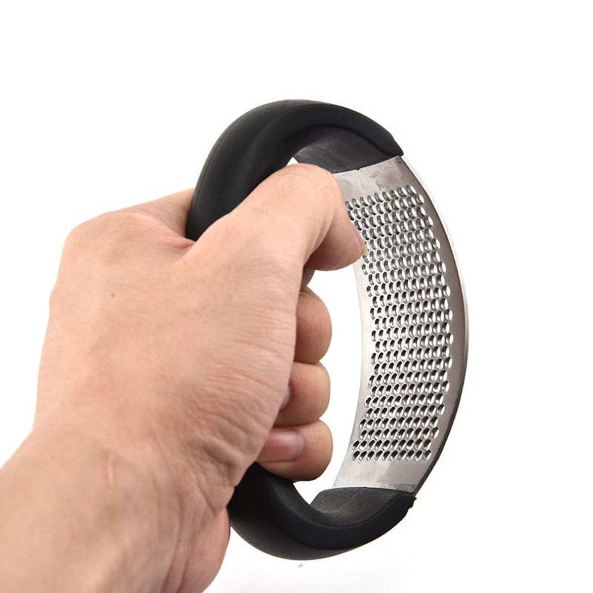 GENERICO - TRITURADOR DE AJOS DE ACERO INOXIDABLE