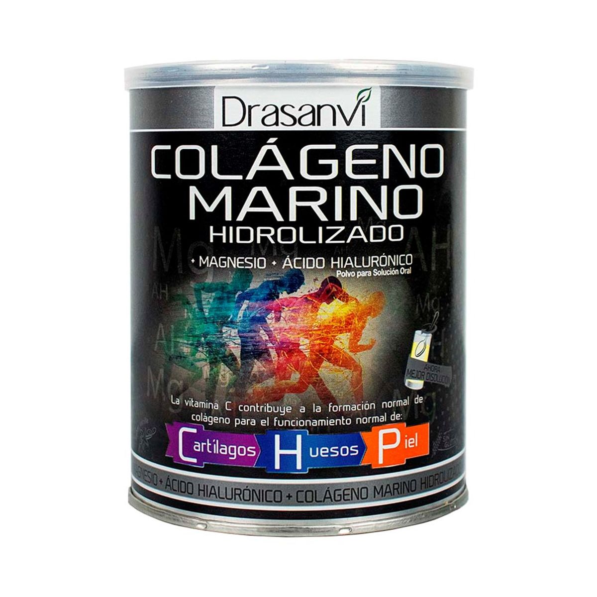 DRASANVI - Colágeno Marino Hidrolizado Magnesio Sabor Vainilla 300 gr