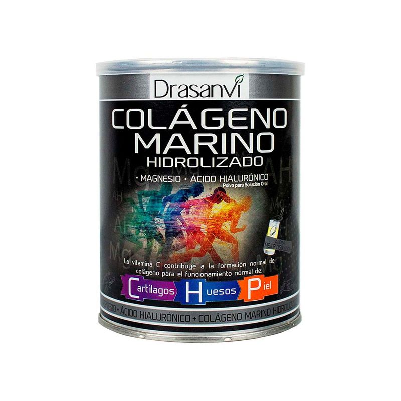 DRASANVI - Colágeno Marino Hidrolizado Magnesio Sabor Vainilla 300 gr