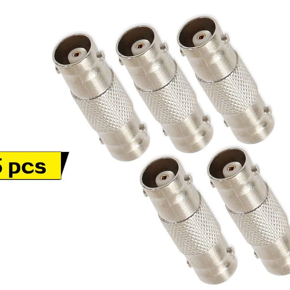 GENERICO - UNION BNC HEMBRA x 5 UNIDADES CCTV CÁMARAS DVR