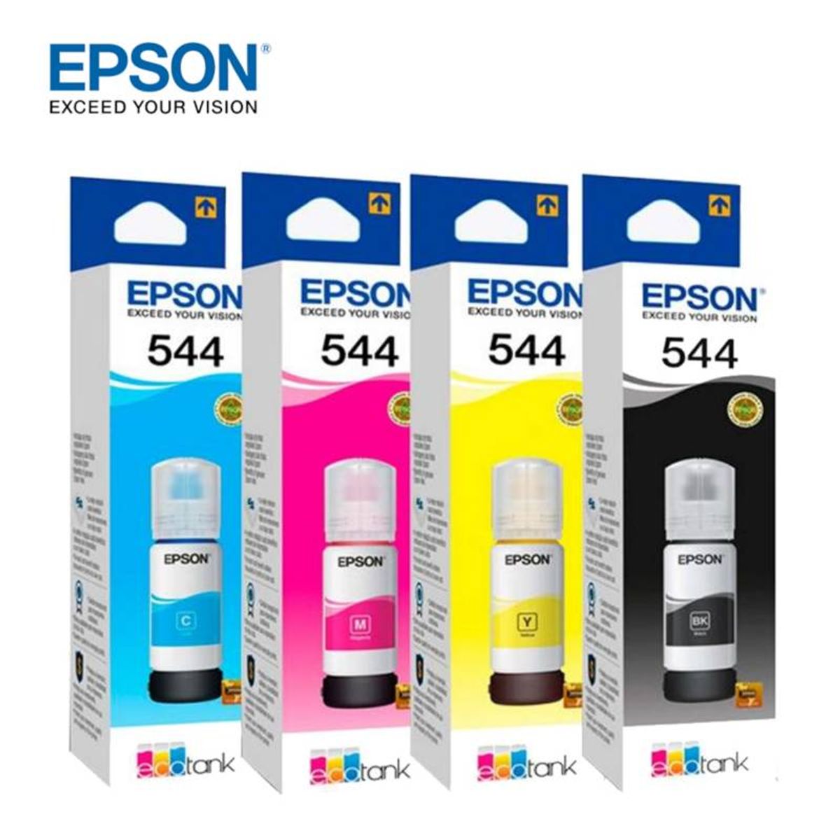 EPSON - Kit de 4 tintas Epson 544, Cian,Magenta, Yellow,Black