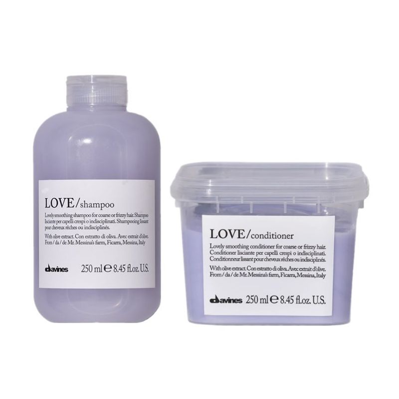 DAVINES - Davines Pack Love Smoothing - Shampoo 250ML  Acondicionador 250ML