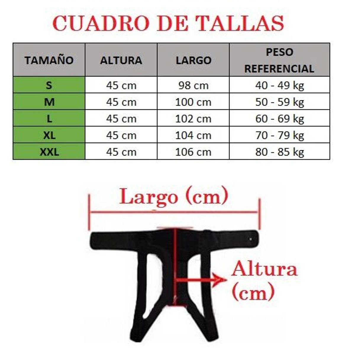 GENERICO - Faja Corrector de Postura doble ajuste - TALLA S