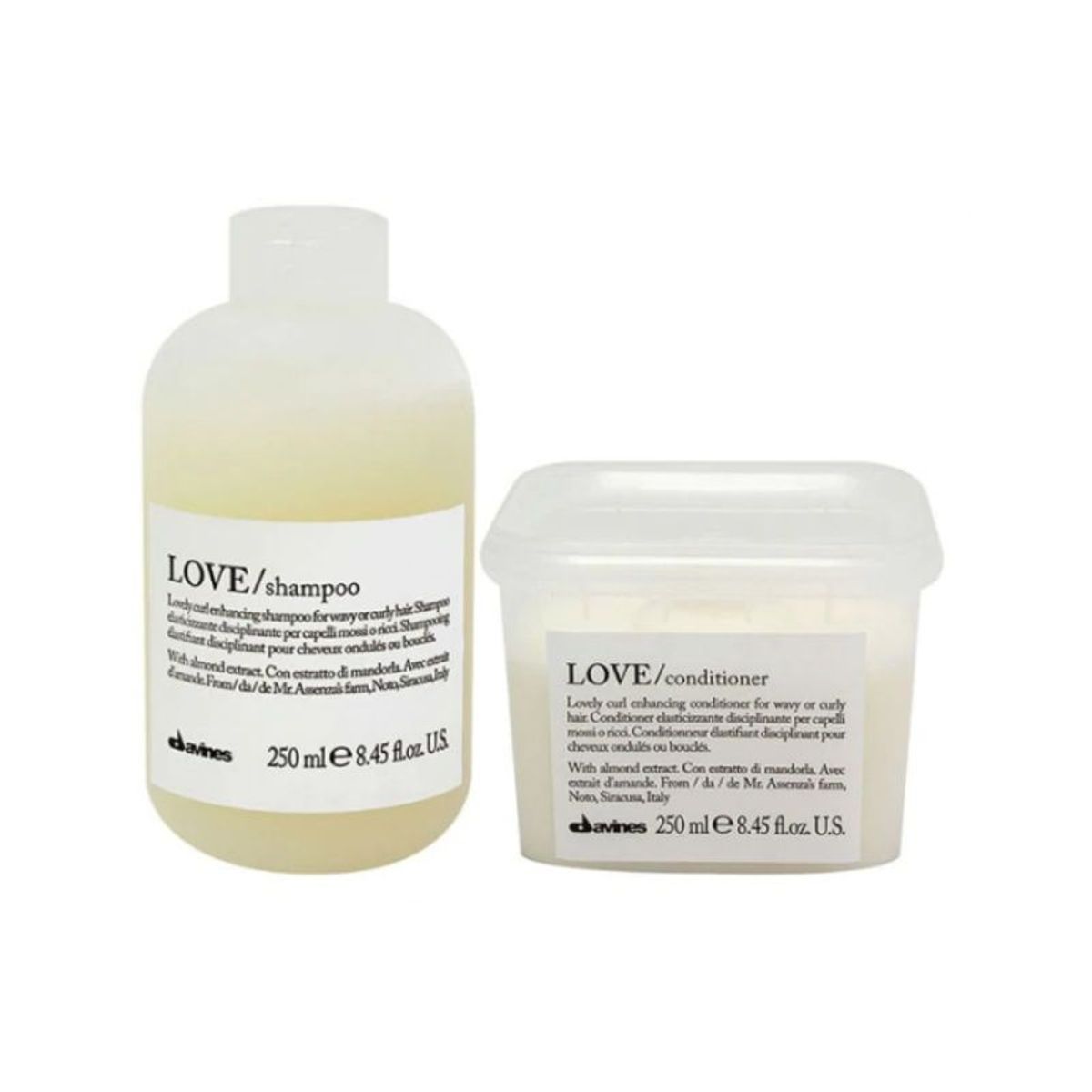 DAVINES - Davines Pack Love Curly - Shampoo 250ML  Acondicionador 250ML