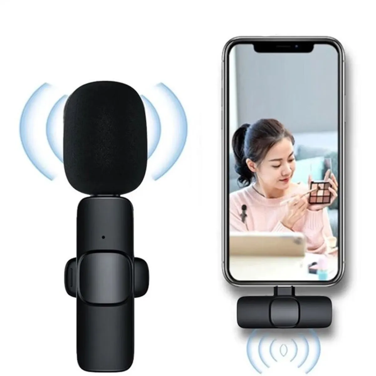 OEM - Microfono Inalambrico Tipo C Para Celular Live Redes Sociales