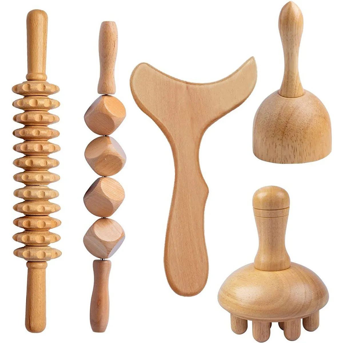 GENERICO - Kit de Maderoterapia para Moldear el Cuerpo