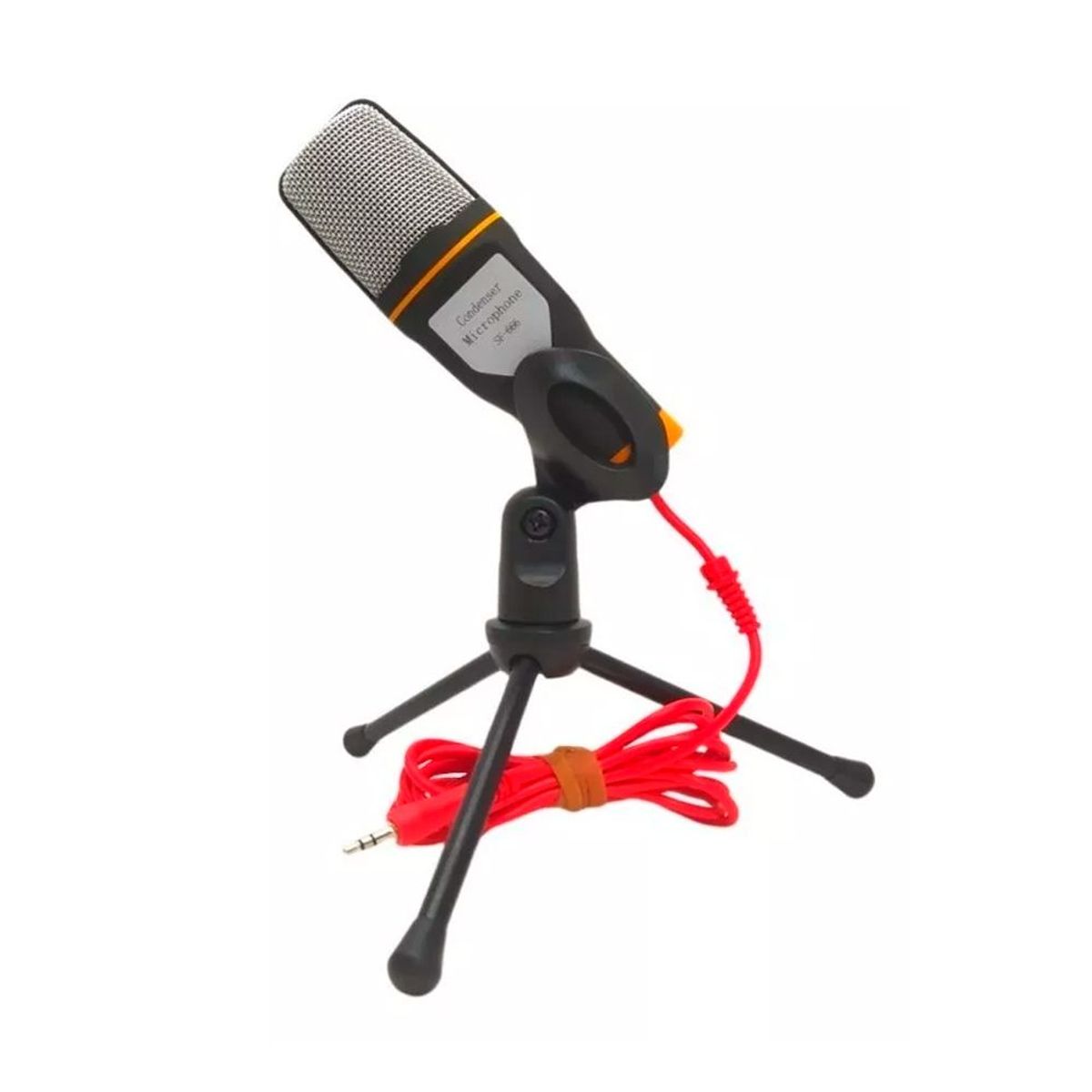 GENERICO - Micrófono Condensador para PC Notebook Grabador de 35mm  Mini Trípode