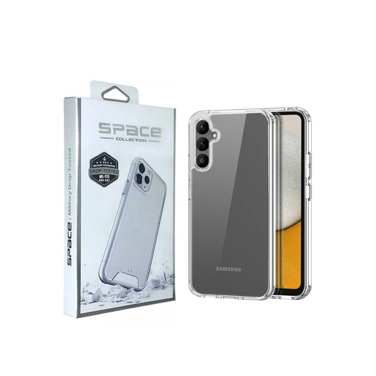 GENERICO - Case Funda Space Drop para Samsung A54 Transparente