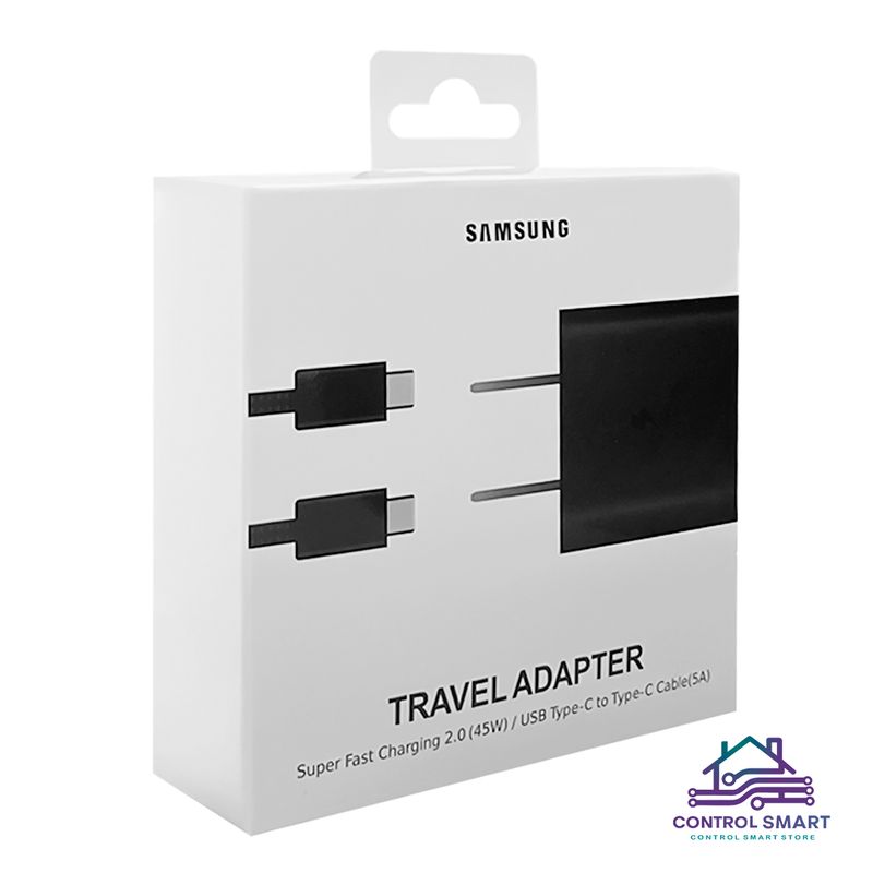 SAMSUNG - Cargador samsung 45w super fast charging usb-c galaxy s22 s21 not20