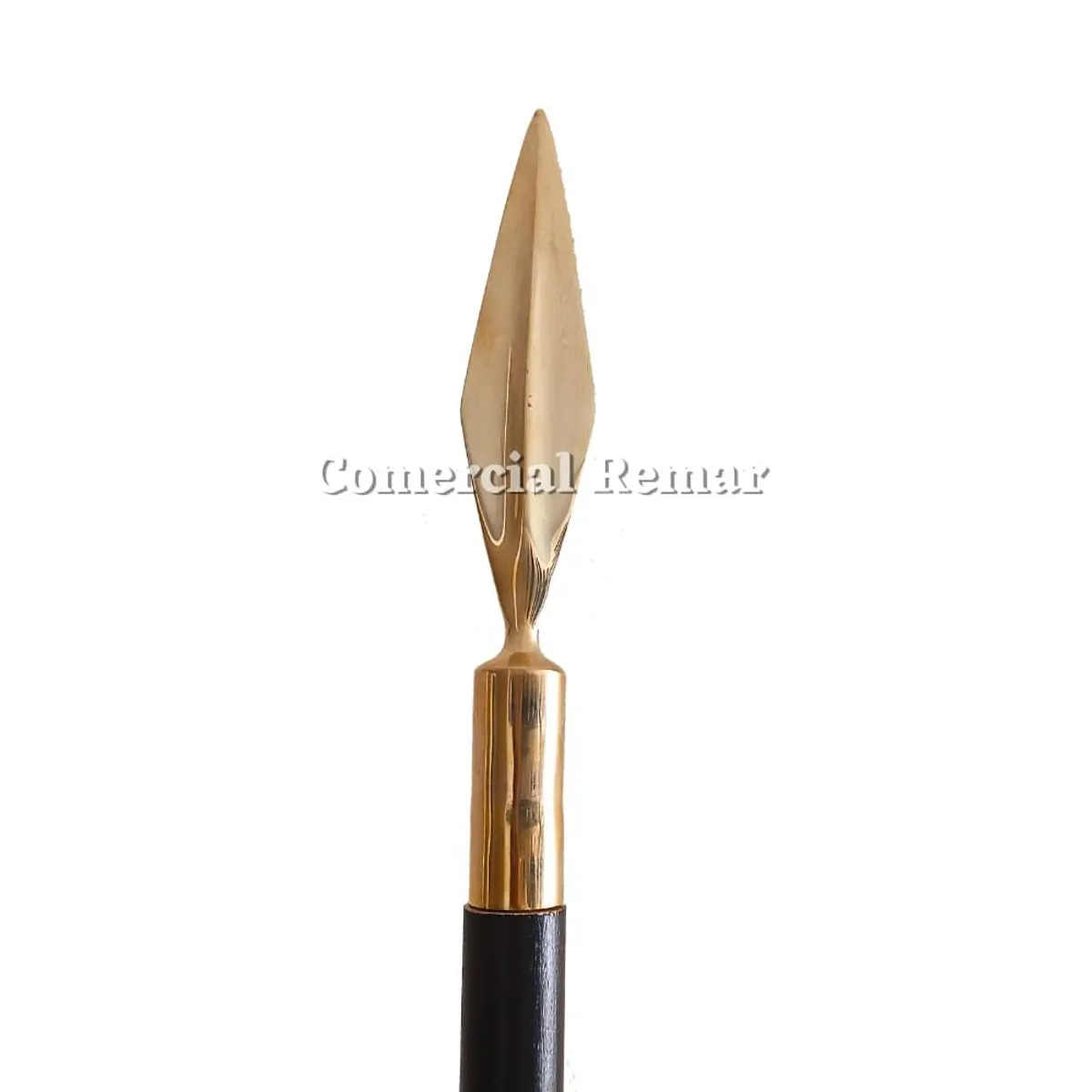 GENERICO - Moharra de Bronce Punta para Asta de Bandera Modelo Estándar