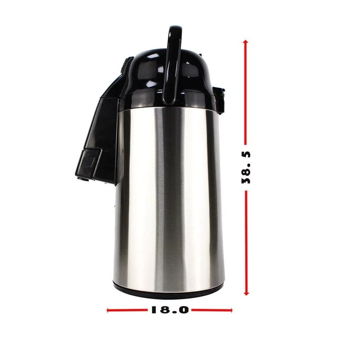 GENERICO - Termo Con Dispensador 3 Litros Premium Acero Inoxidable