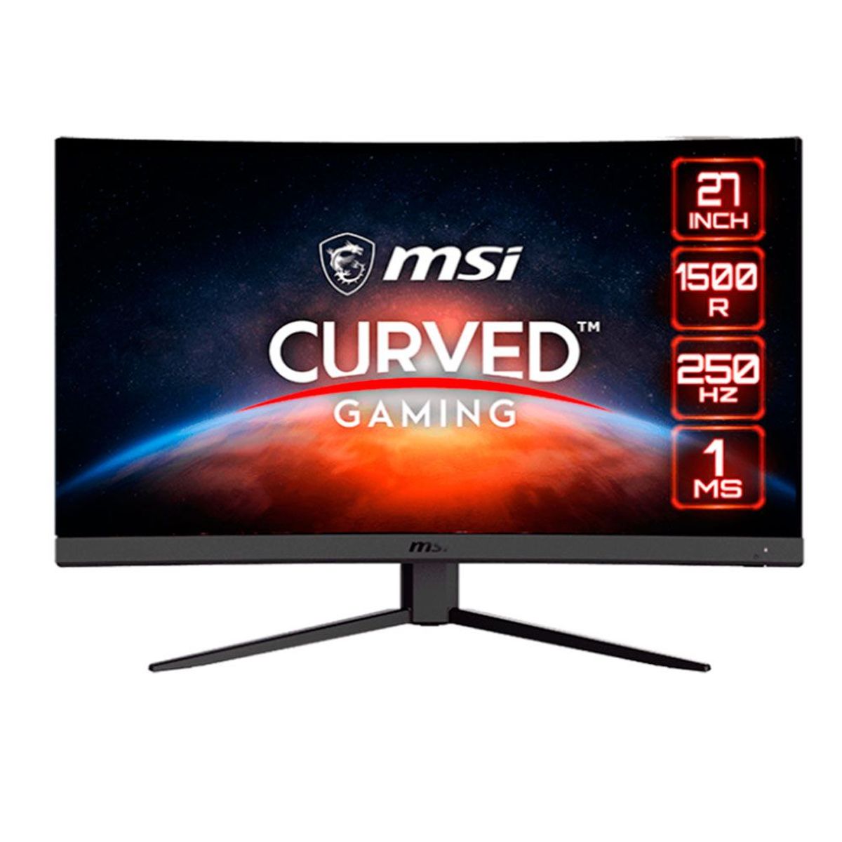 MSI - Monitor Gamer MSI Pantalla 27" FHD 250 Hz Curvo