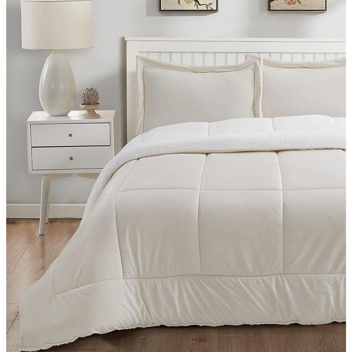 TEFI HOME - Edredón Sherpa Hueso 1.5 PLAZA