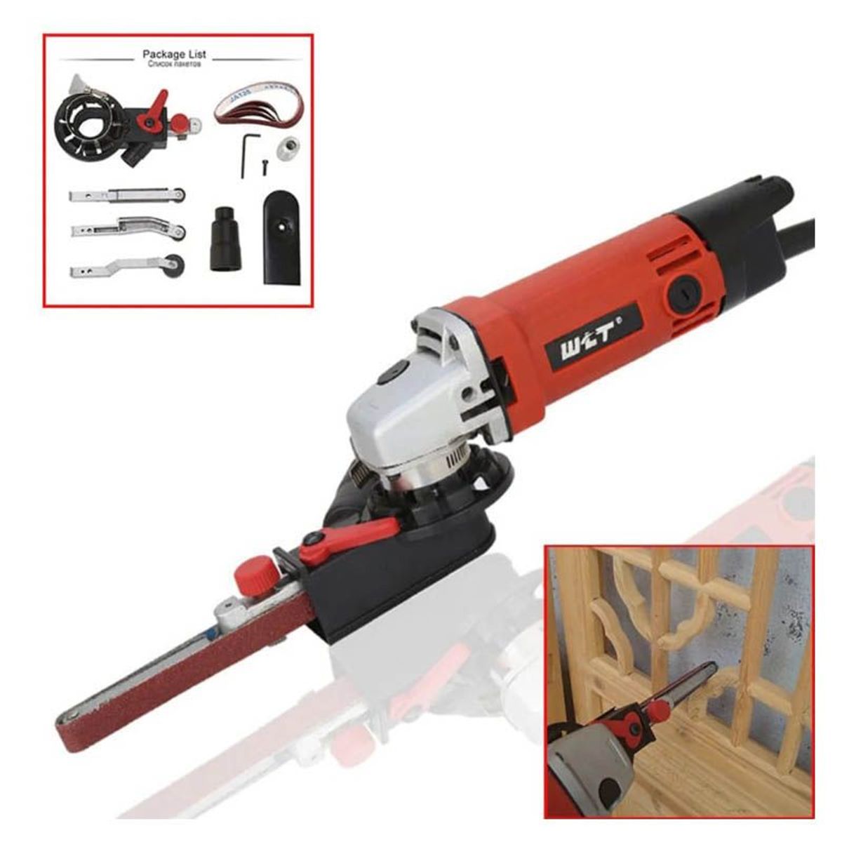 GENERICO - Lijadora De Banda Para Amoladora Accesorio