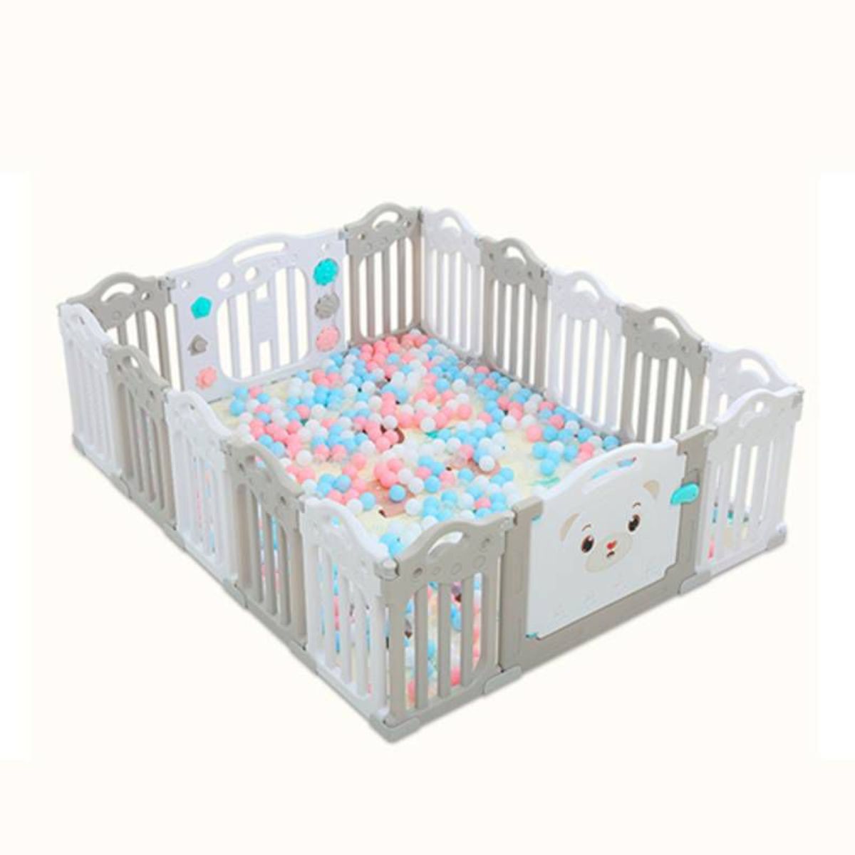 GENERICO - Valla Corral Cerca plegable para bebés y niños