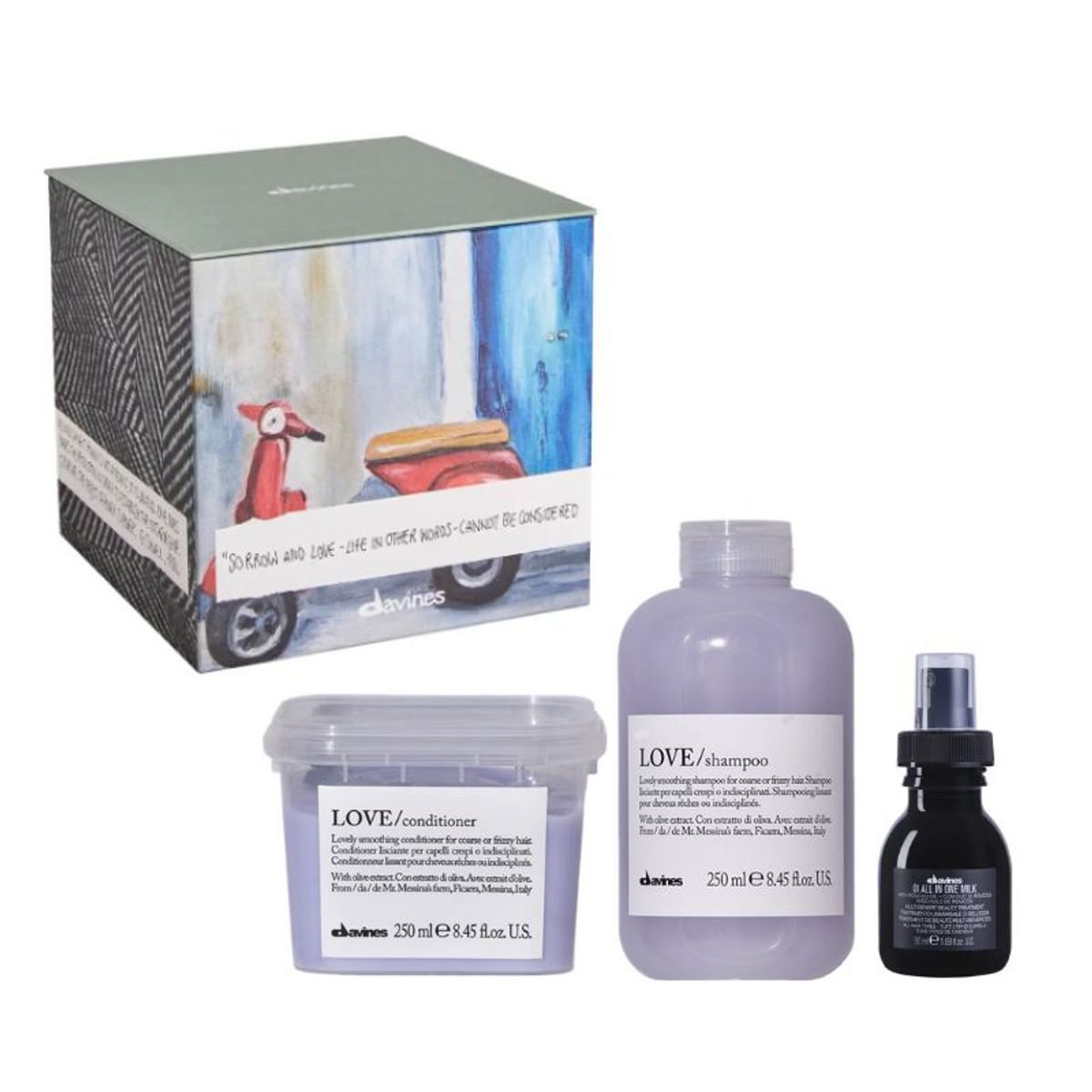 DAVINES - Davines - Love Smoothing Shampoo Acondicionador OI all the milk 50ml