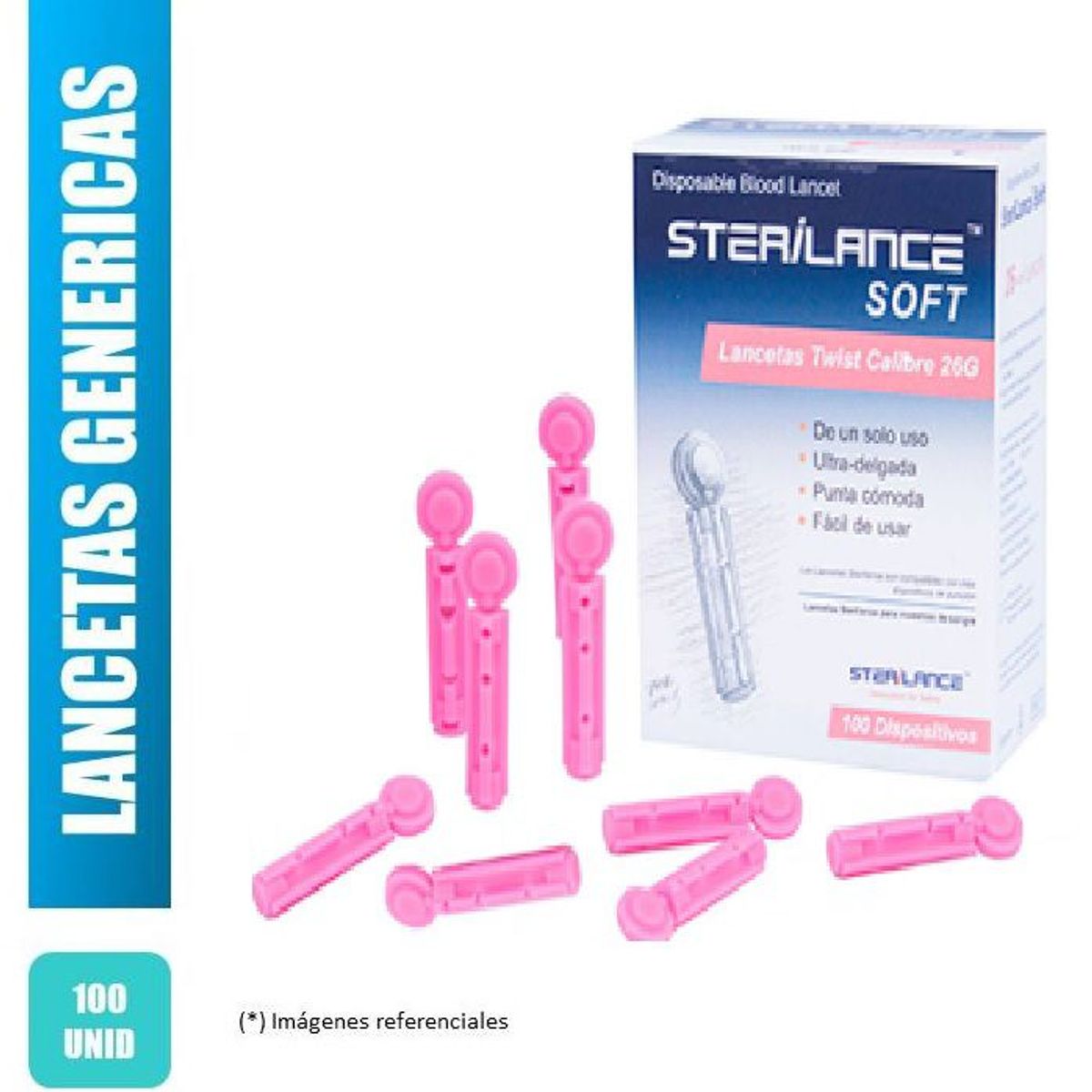 GENERICO - LANCETAS PARA GLUCOMETRO GENERICO