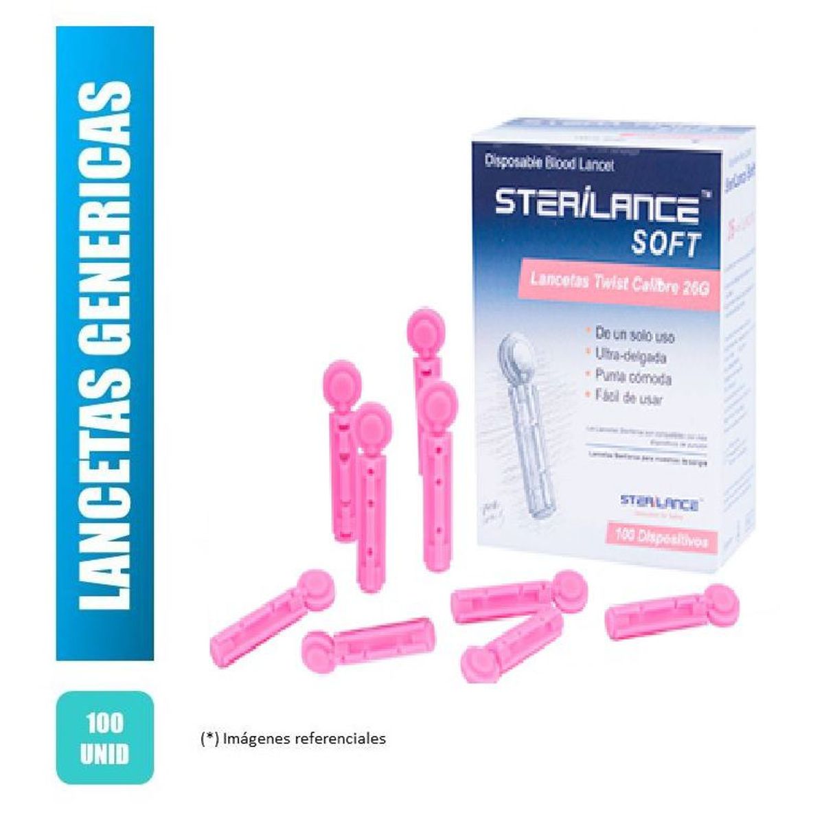 GENERICO - LANCETAS PARA GLUCOMETRO GENERICO