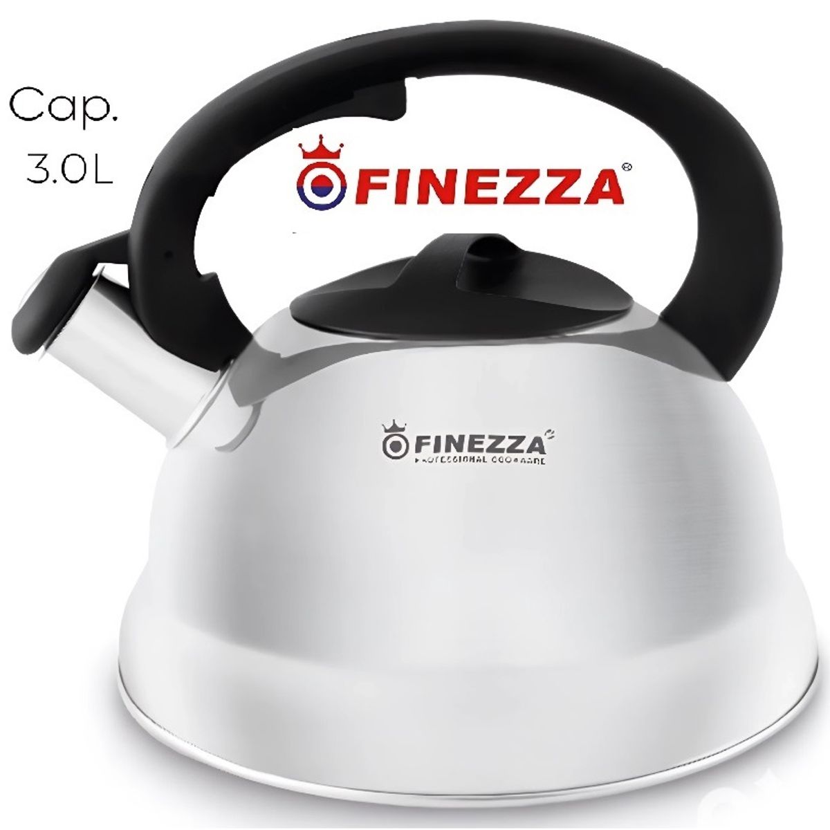 FINEZZA - Tetera Finezza 3 lt. Acero Inoxidable