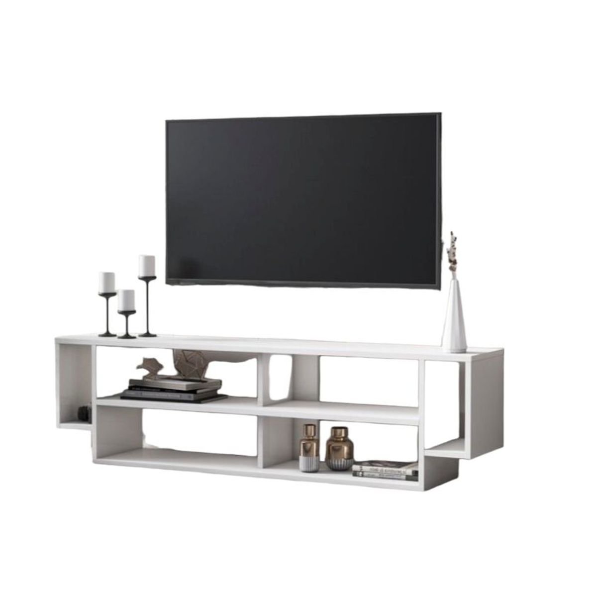 VENTITAS HOME - Mesa de TV 75” Eureka Ventitas Perú Blanco