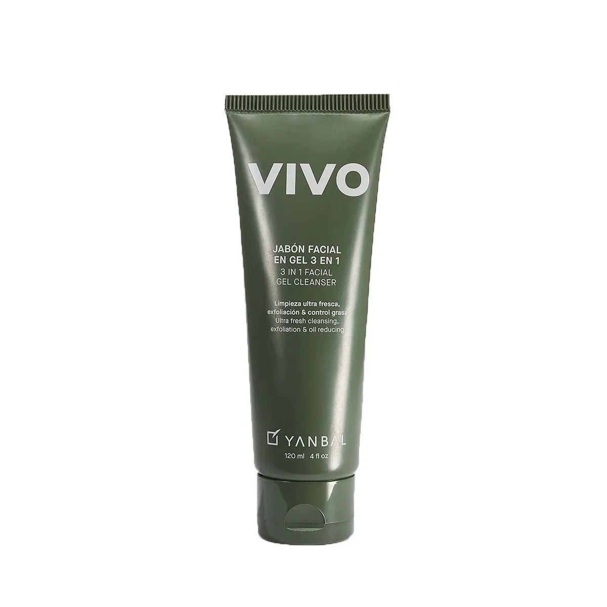 YANBAL - VIVO Jabón Facial en Gel 3 en 1 para Hombre