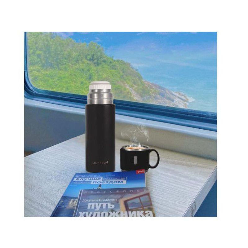 GENERICO - Termo de 500 ml Negro de Calidad