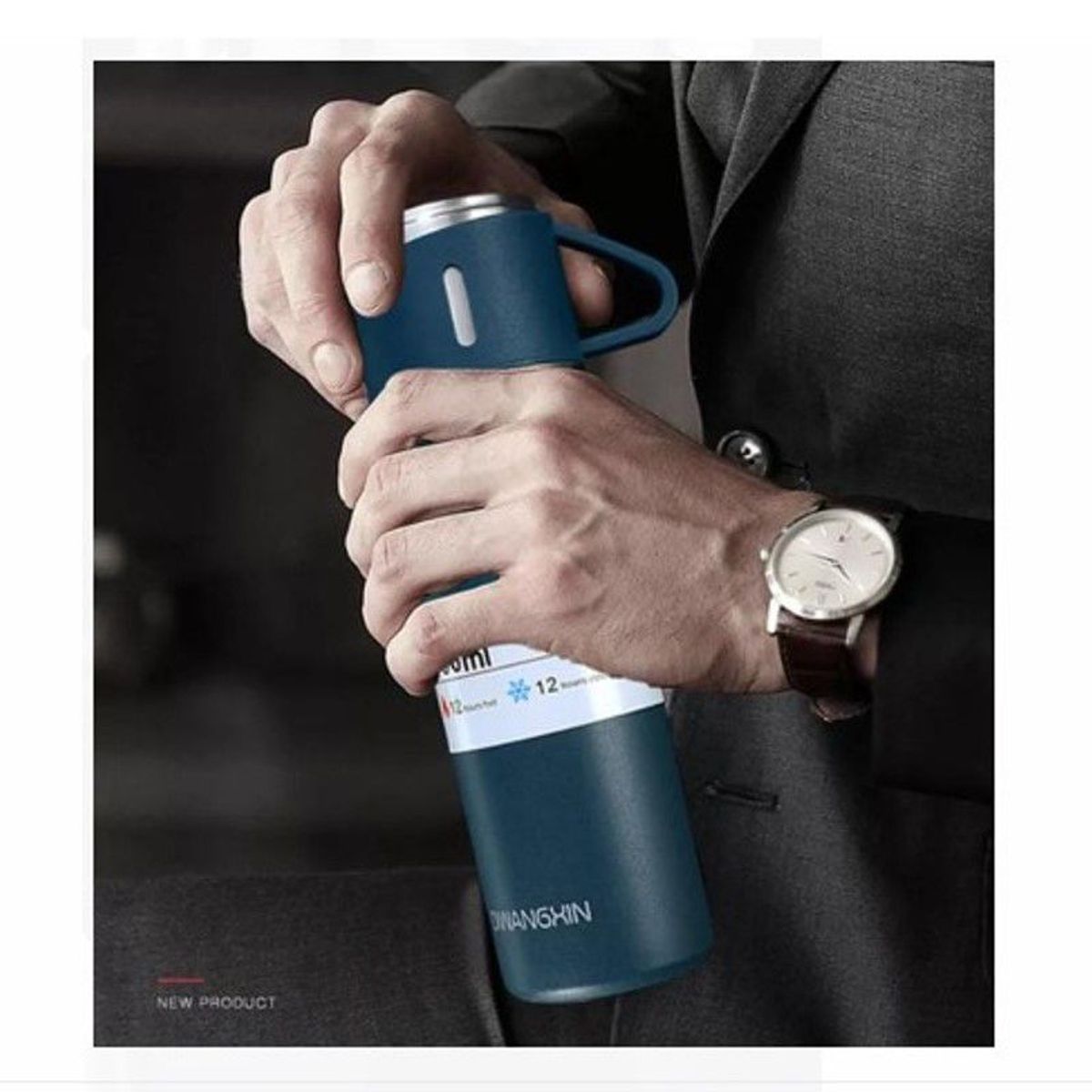 GENERICO - Termo 500 ml  azul de calidad