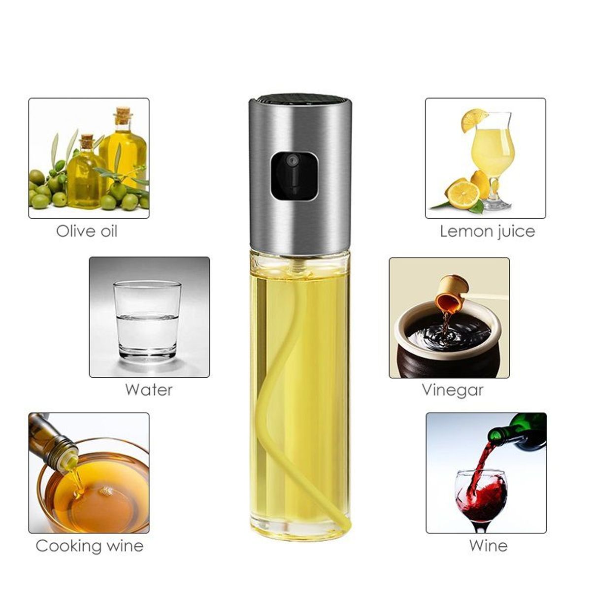 GENERICO - SPRAY ACEITERO DE VIDRIO 100 ML - MULTIFUNCIONAL