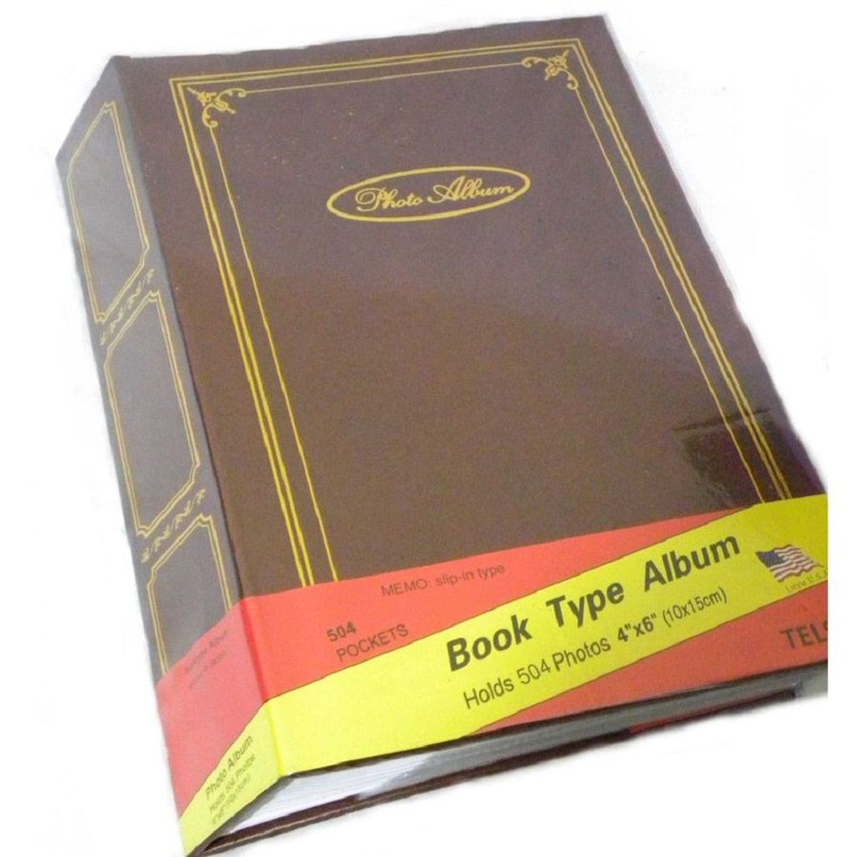 GENERICO - Álbum de Fotografías para 504 Fotos Color Marrón