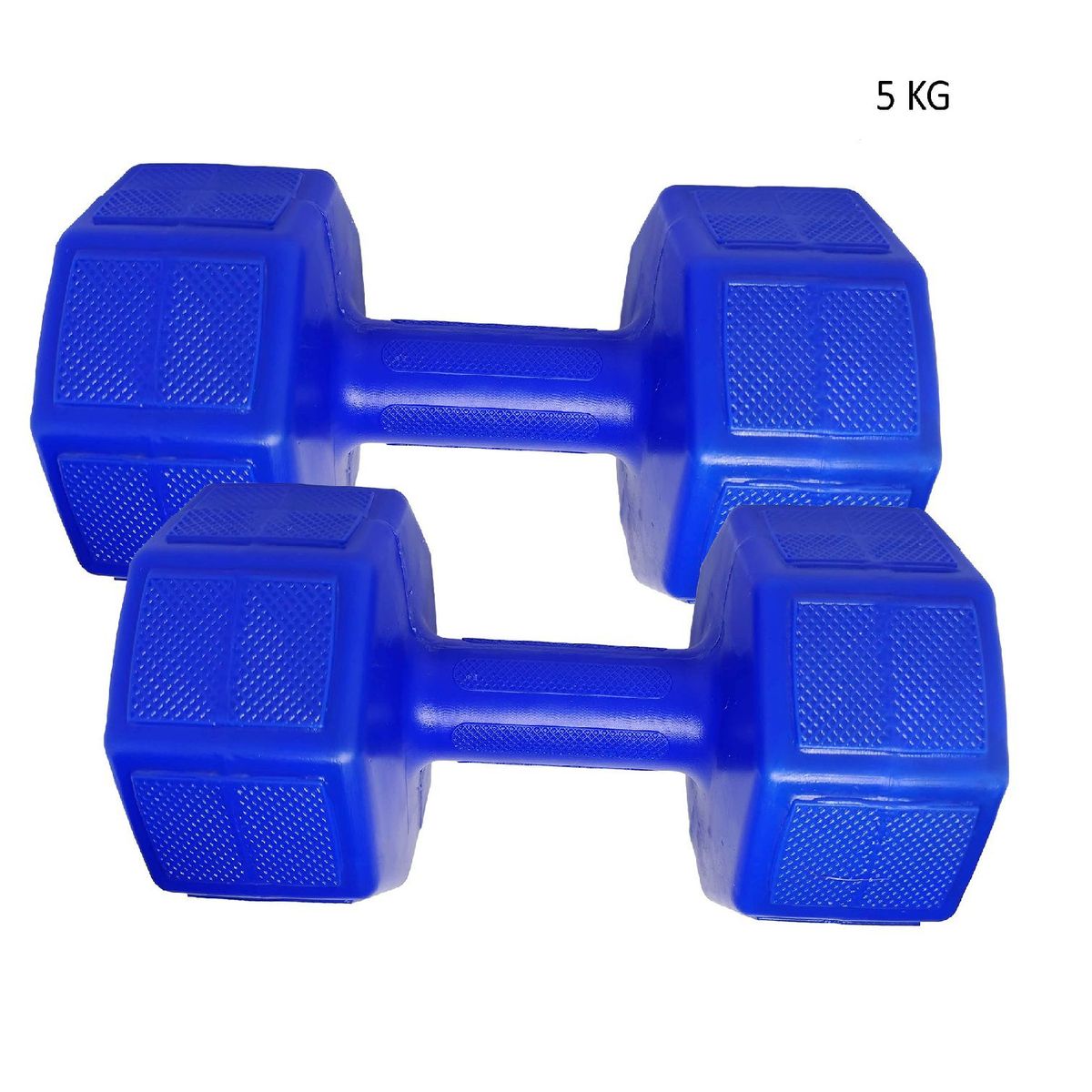 TODO FIT - Par de mancuernas de 5 kilos Pesas Azul