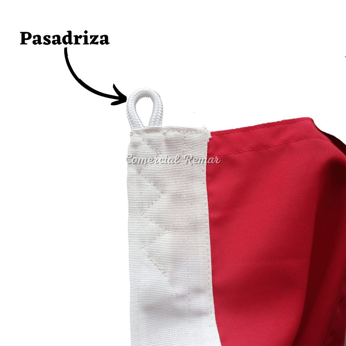 PERU - Bandera de Perú 180x120cm para Izar de Alto Rendimiento Sin Escudo