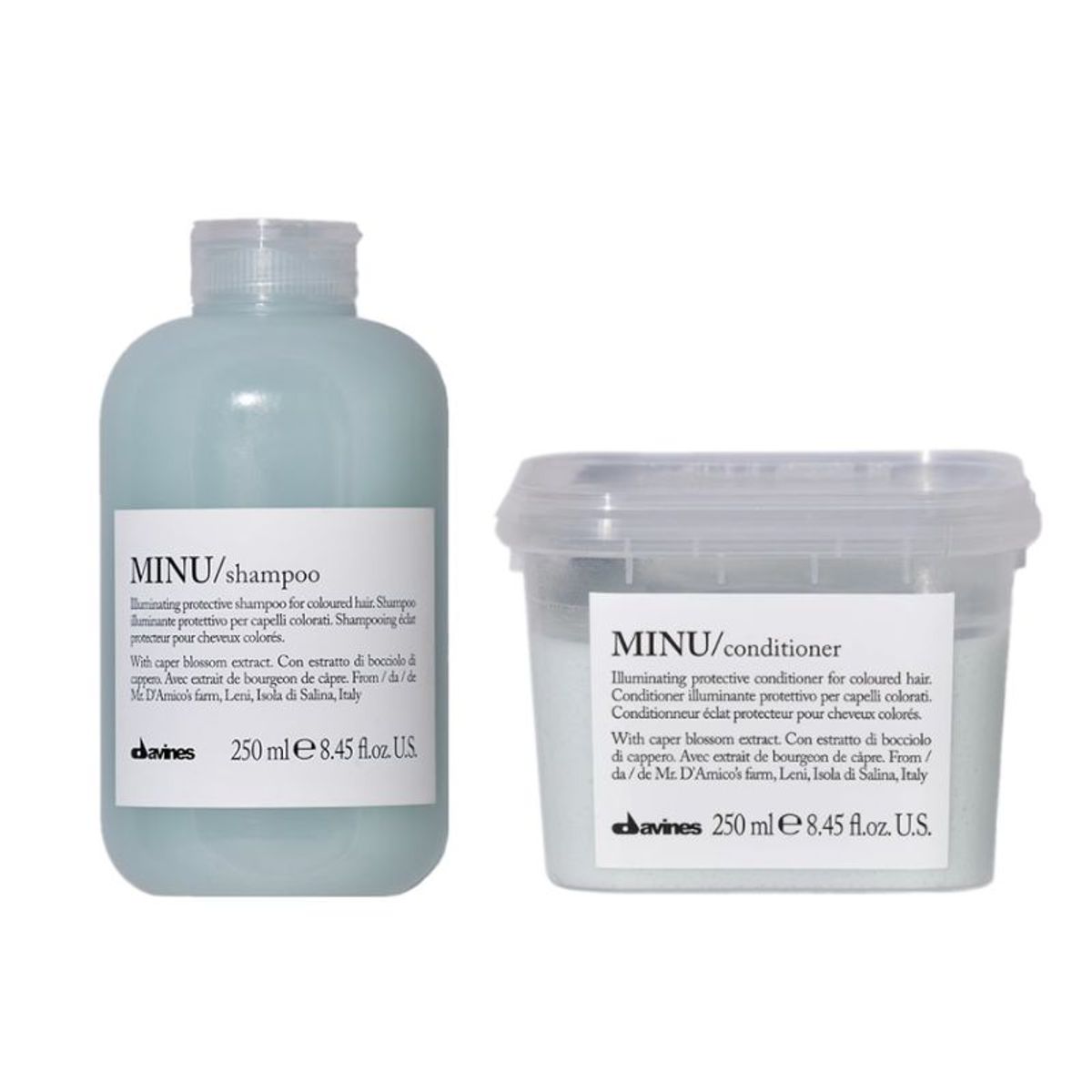 DAVINES - Davines Pack Minu - Shampoo 250ML  Acondicionador 250ML